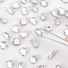 Fingerinspire 80Pcs 8 Style Acrylic Sew on Rhinestone OACR-FG0001-17-4