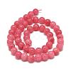 Natural Chalcedony Beads Strands G-S333-8mm-007-2
