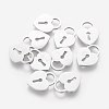 304 Stainless Steel Charms STAS-Q201-T136-1