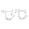 Resin Clip-on Earring Findings FIND-H046-04-1