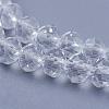 Imitation Crystal Glass Beads GLAA-D030-1-3