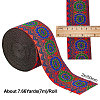 Gorgecraft Ethnic Style Polyester Ribbon OCOR-GF0002-04C-2