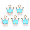 Alloy Enamel Charms X-ENAM-S121-046B-2