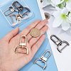   6pcs 3 colors Zinc Alloy Swivel Lobster Claw Clasps FIND-PH0008-62A-3