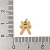 304 Stainless Steel Charms STAS-R001-04G-12-3