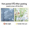 Waterproof PVC Colored Laser Stained Window Film Adhesive Stickers DIY-WH0256-063-8