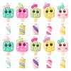 40Pcs 10 Style Handmade Polymer Clay Charms CLAY-LS0001-13-2