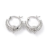 Chunky Small Huggie Hoop Earrings for Women EJEW-C002-24P-RS-1