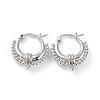 Chunky Small Huggie Hoop Earrings for Women EJEW-C002-24P-RS-1