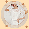 CHGCRAFT Crystal Rhinstone Bridal Belt for Wedding Dress AJEW-CA0002-03-5