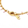 304 Stainless Steel Enamel Curb Chain Necklaces & Bracelet Set SJEW-JS01218-10