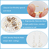 SOFPLATE 120Pcs 4 Colors Brass Leverback Earring Findings KK-SP0001-02-6