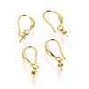 Brass Earring Hooks KK-E779-01G-2