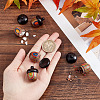 Spray Painted Wooden Acorn Box Jewelry Pendants FIND-WH0143-46-3