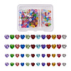 240pcs 24 Styles Glass Rhinestone Cabochons GLAA-TA0001-11-10