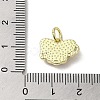 Evil Eye Enamel Shell Brass Butterfly Charms with Jump Rings KK-E092-27G-03-3