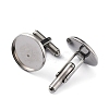 304 Stainless Steel Cuff Buttons STAS-Z015-33E-2