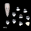 Flat Back Glass Rhinestone Cabochons MRMJ-Q072-31A-2