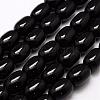 Natural & Dyed Black Onyx Beads Strands G-A162A-B01-1