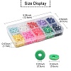 60G 10 Colors Handmade Polymer Clay Beads CLAY-YW0001-93-4