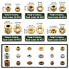 PandaHall Elite 900Pcs 18 Styles Tibetan Style Alloy Spacer Beads Sets TIBEB-PH0005-12-2