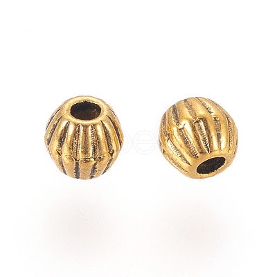 Tibetan Style Alloy Spacer Beads X-GLF0300Y-1