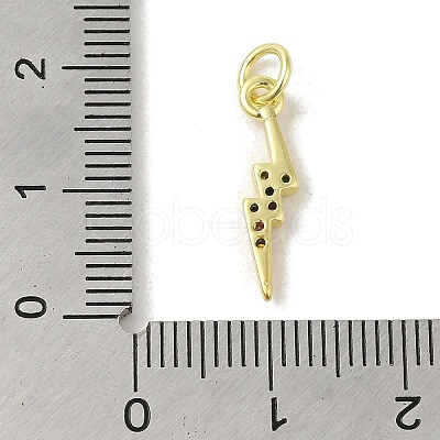 Brass Micro Pave Cubic Zirconia Pendants KK-M283-29A-02-1