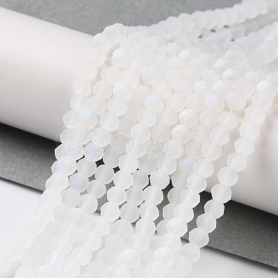 Transparent Glass Beads Strands EGLA-A044-T3mm-MB19-1