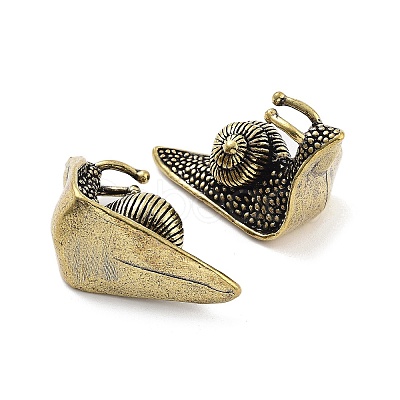 Brass Snail Figurines Statues for Home Desktop Feng Shui Ornament KK-A216-05A-AB-1