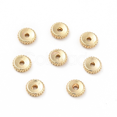 Rack Plating Alloy Beads PALLOY-D004-15LG-1