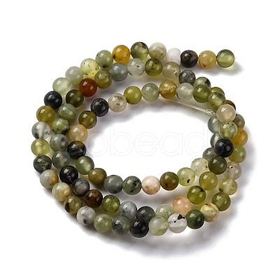 Natural New Jade Beads Strands G-F591-16-5MM-1