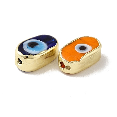 Handmade Evil Eye Lampwork Beads LAMP-D016-02LG-1