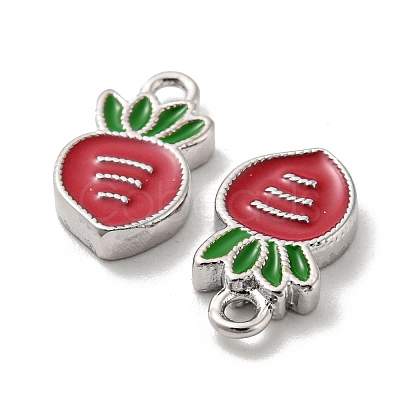 Brass Enamel Charms KK-Q809-21P-1