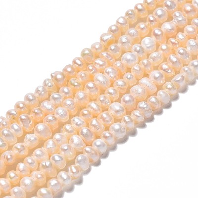 Natural Cultured Freshwater Pearl Beads Strands PEAR-N013-03B-1