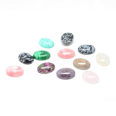 Natural & Synthetic Gemstone Cabochons G-T020-15x20mm-M-1