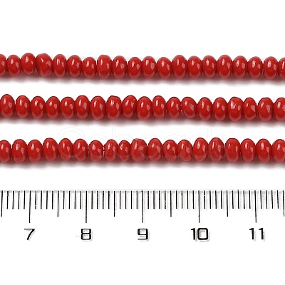 Dyed Synthetic Coral Beads Strands CORA-P010-05A-1