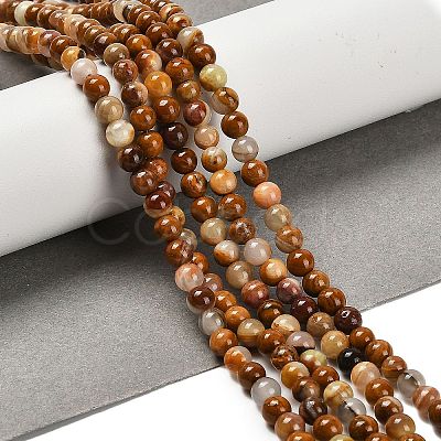 Natural Wood Lace Stone Beads Strands G-B128-A04-01-1