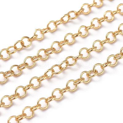 Soldered Brass Rolo Chains CHC-G005-07G-1