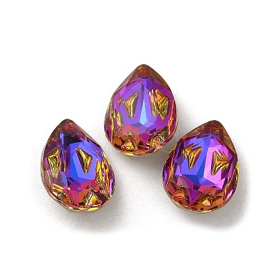 K9 Glass Rhinestone Cabochons RGLA-P036-05A-M-1