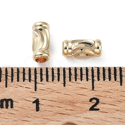 Rack Plating Brass Beads KK-B078-14G14-1