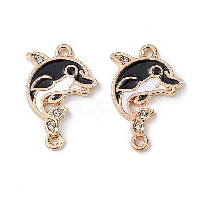 Alloy Enamel Connector Charms ENAM-I054-02D-1