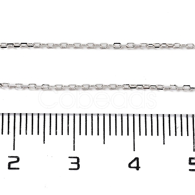 925 Sterling Silver Paperclip Chains STER-P064-04P-1