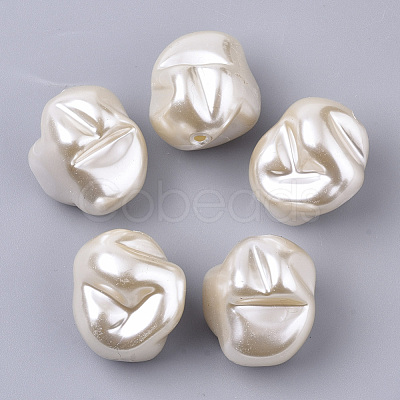 ABS Plastic Imitation Pearl Beads KY-T013-002A-1