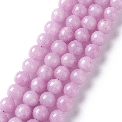 Natural White Jade Imitation Kunzite Beads Strands X-G-I299-F03-8mm-1