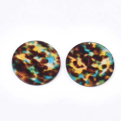 Cellulose Acetate(Resin) Pendants KY-T011-01D-02-1