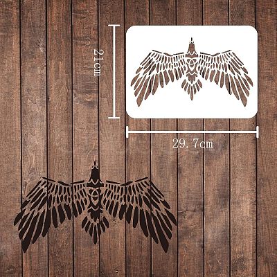 Large Plastic Reusable Drawing Painting Stencils Templates DIY-WH0202-040-1