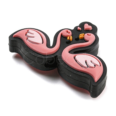 Valentine's Day Swan Silicone Focal Beads SIL-A005-03-1