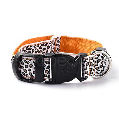 Adjustable Polyester LED Dog Collar MP-H001-A11-1