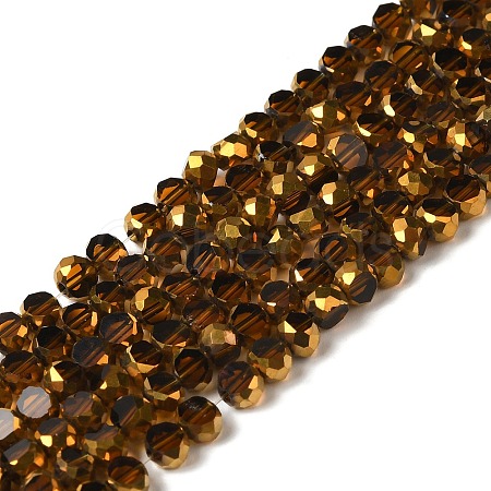 Electroplate Glass Beads Strands EGLA-P061-01B-04-1