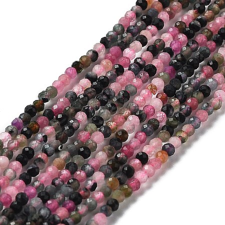 Natural Tourmaline Beads Strands G-P500-01A-01-1